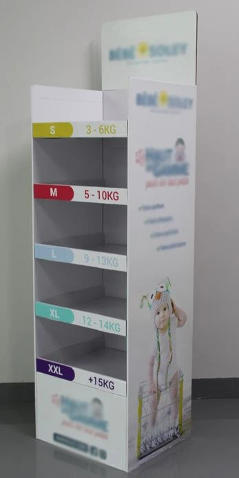 Custom baby products cardboard display Custom baby products cardboard display