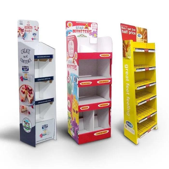 Corrugated Plastic Display Stand for Chocolates