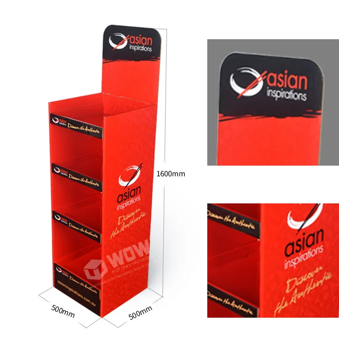 Custom Cardboard POP Displays For Sauce